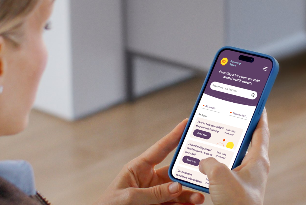Parenting Smart on a smartphone